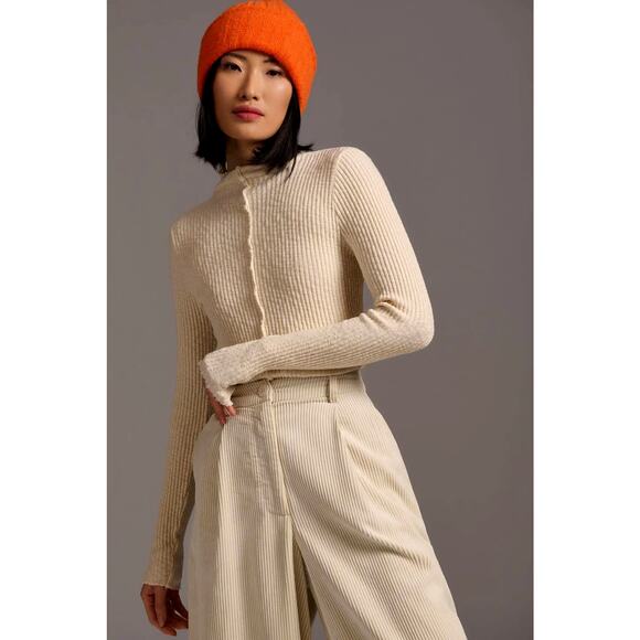 NWT Anthropologie T.La Ribbed Turtleneck - XL - Picture 1 of 8